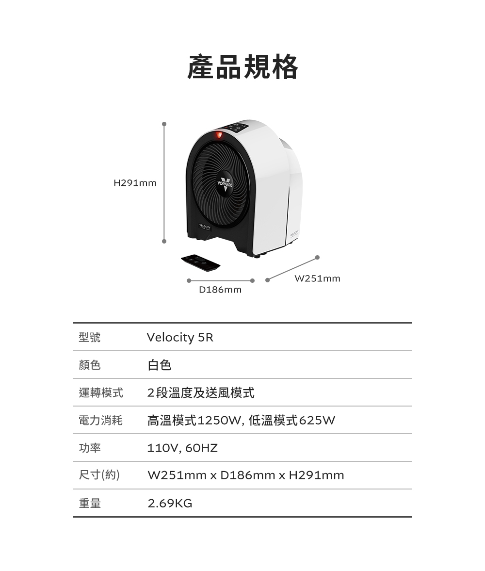 Vornado Velocity - 詳情8