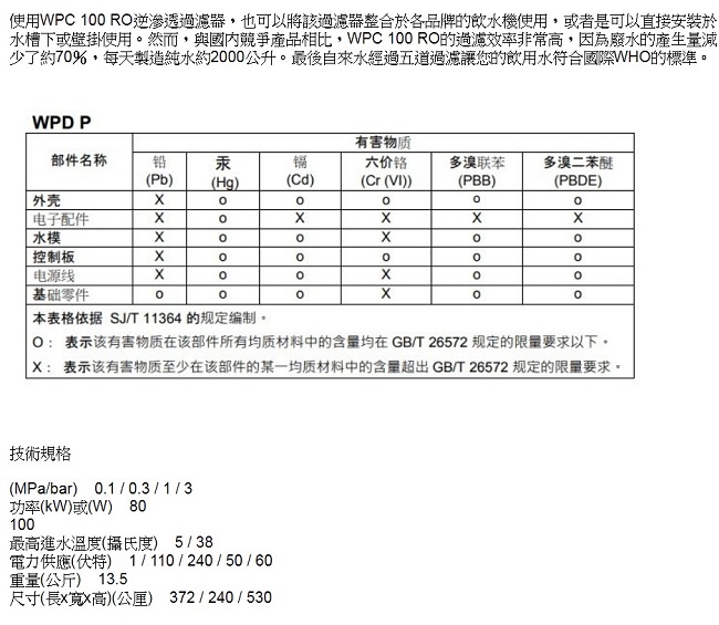 KARCHER凱馳 WPC100 - 詳情1