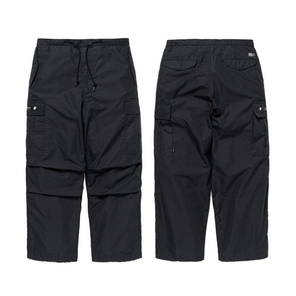 Wtaps MILT0001 / TROUSERS / NYCO WEATHER 長褲黑252WVDT-PTM02-BK