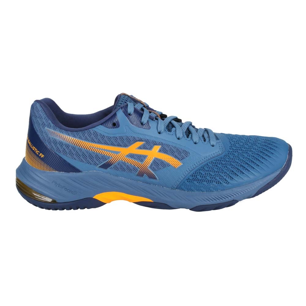 ASICS NETBURNER BALLISTIC FF 3男排羽球鞋1051A073-400 靛藍橘