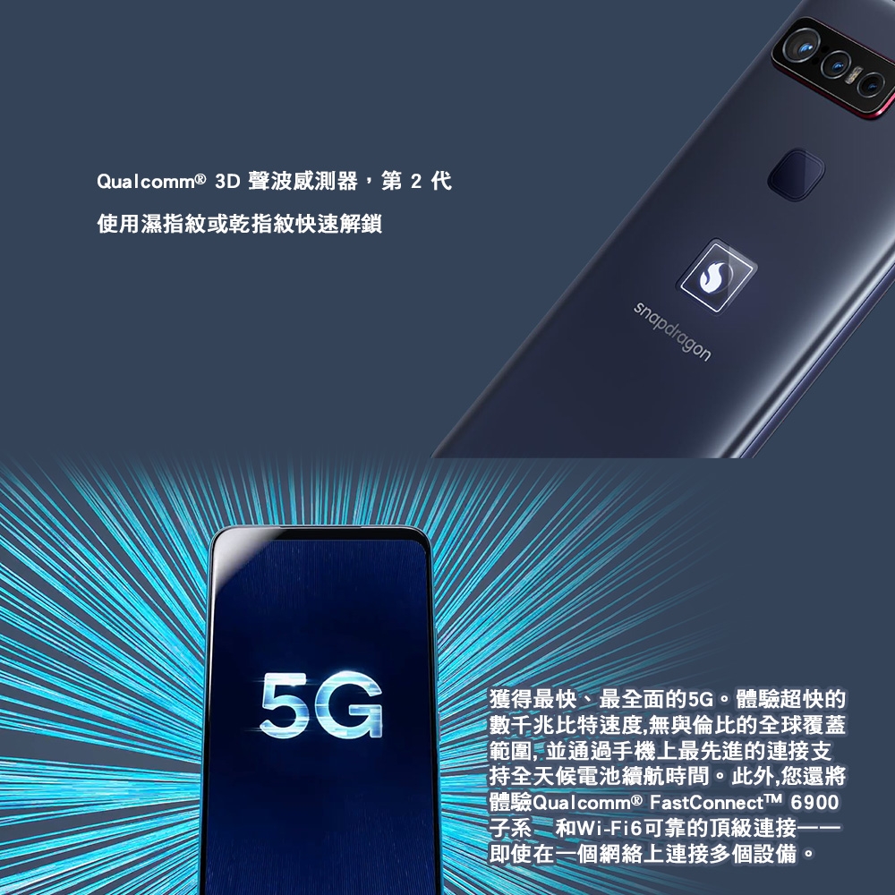 【未開封】Snapdragon Insiders 512GB ZS675KW Smartphone for Snapdragon Insiders ZS675KW-BL512R16【国内版SIM