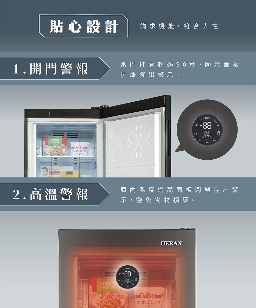 HERAN禾聯 HFZ-B1763FV - 詳情8