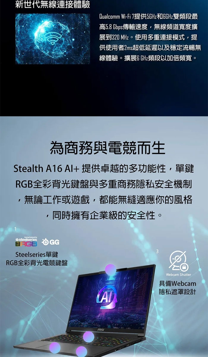 MSI微星 Stealth A3HVFG-058TW - 詳情17