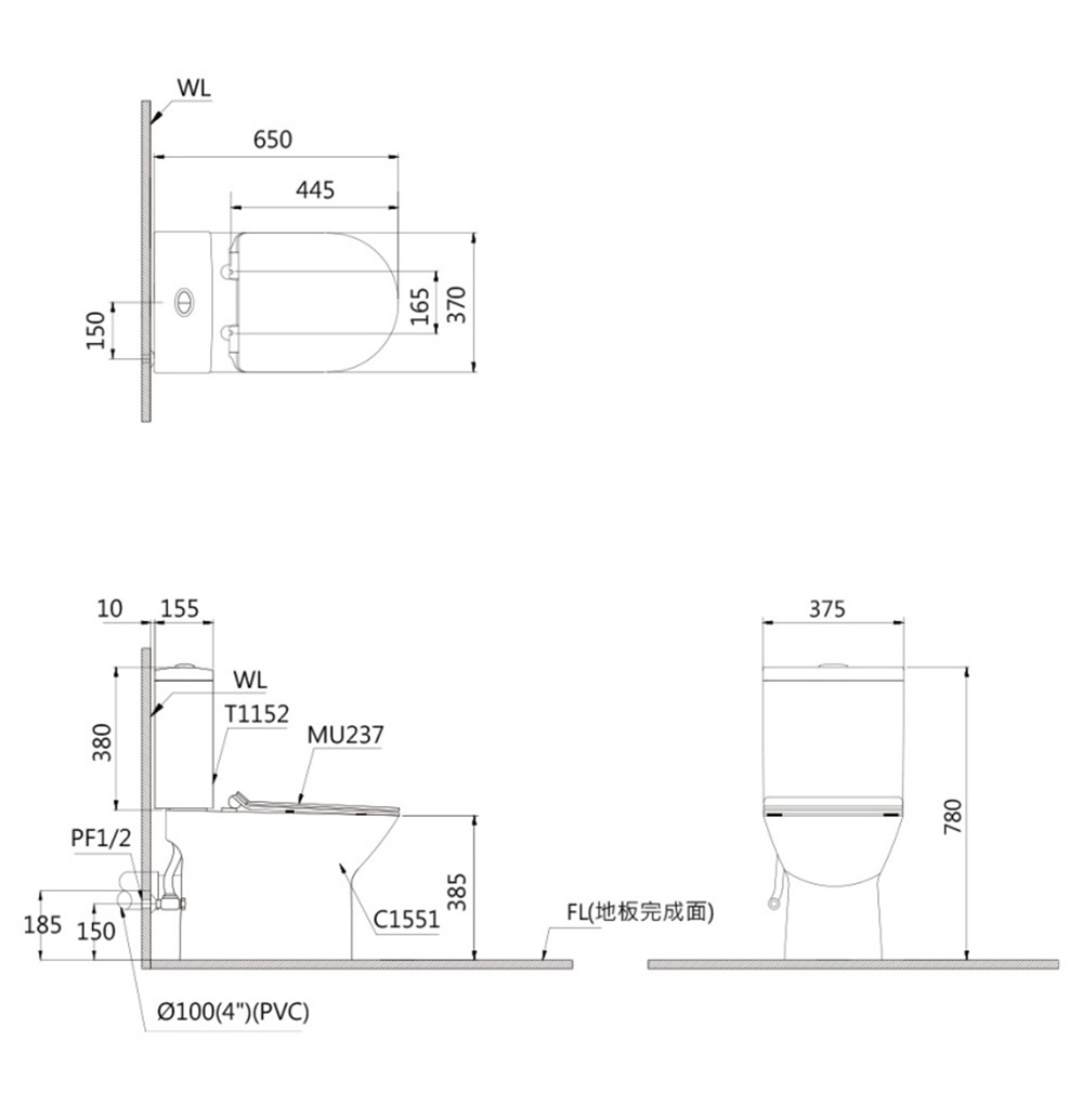 CAESAR凱撒衛浴 CF1551P - 詳情5