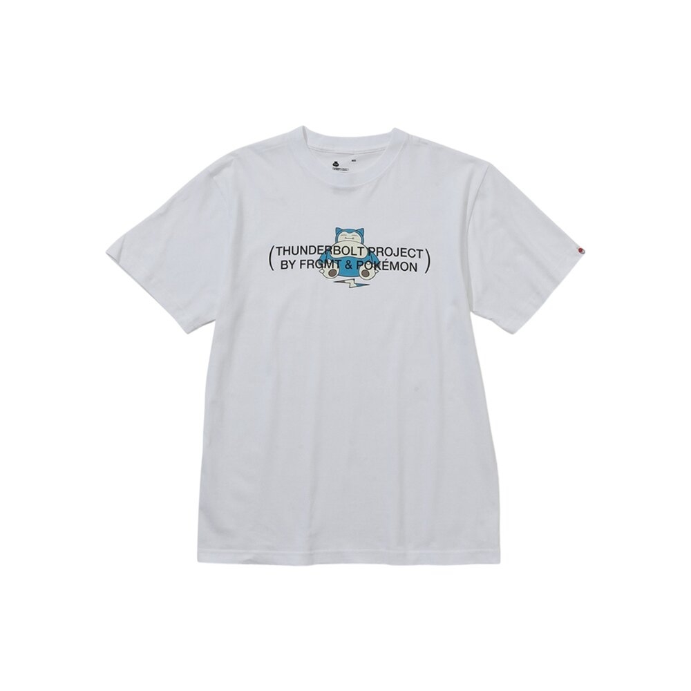 Fragment x Pokemon Thunderbolt Project 皮卡丘、卡比獸白色短袖