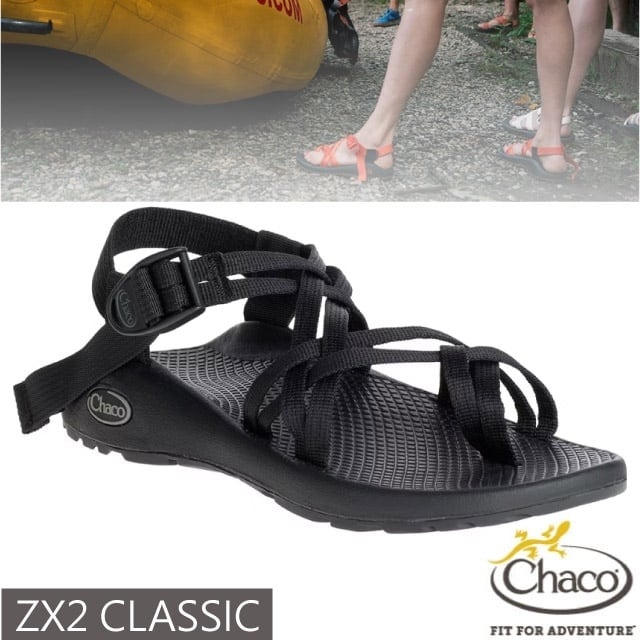 Chaco】女ZX2 CLASSIC 越野運動涼鞋(雙織夾腳款).海灘鞋_CH-ZCW04-H405
