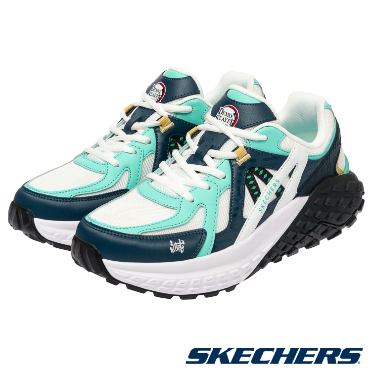 SKECHERS 男鞋休閒系列鬼滅之刃聯名款-時透無一郎款(802031GRMT