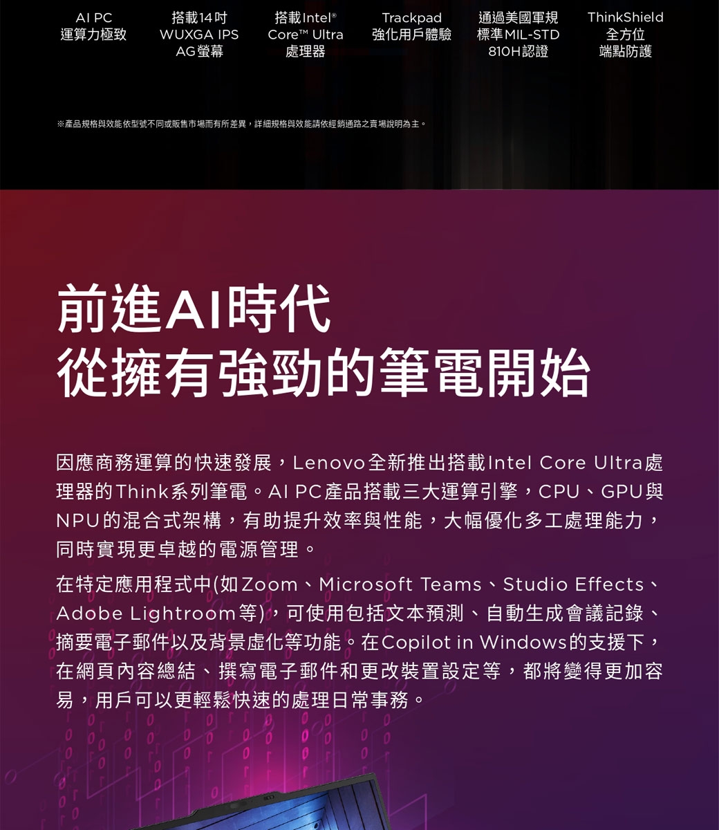 Lenovo聯想 ThinkPad X1 G12 - 詳情13