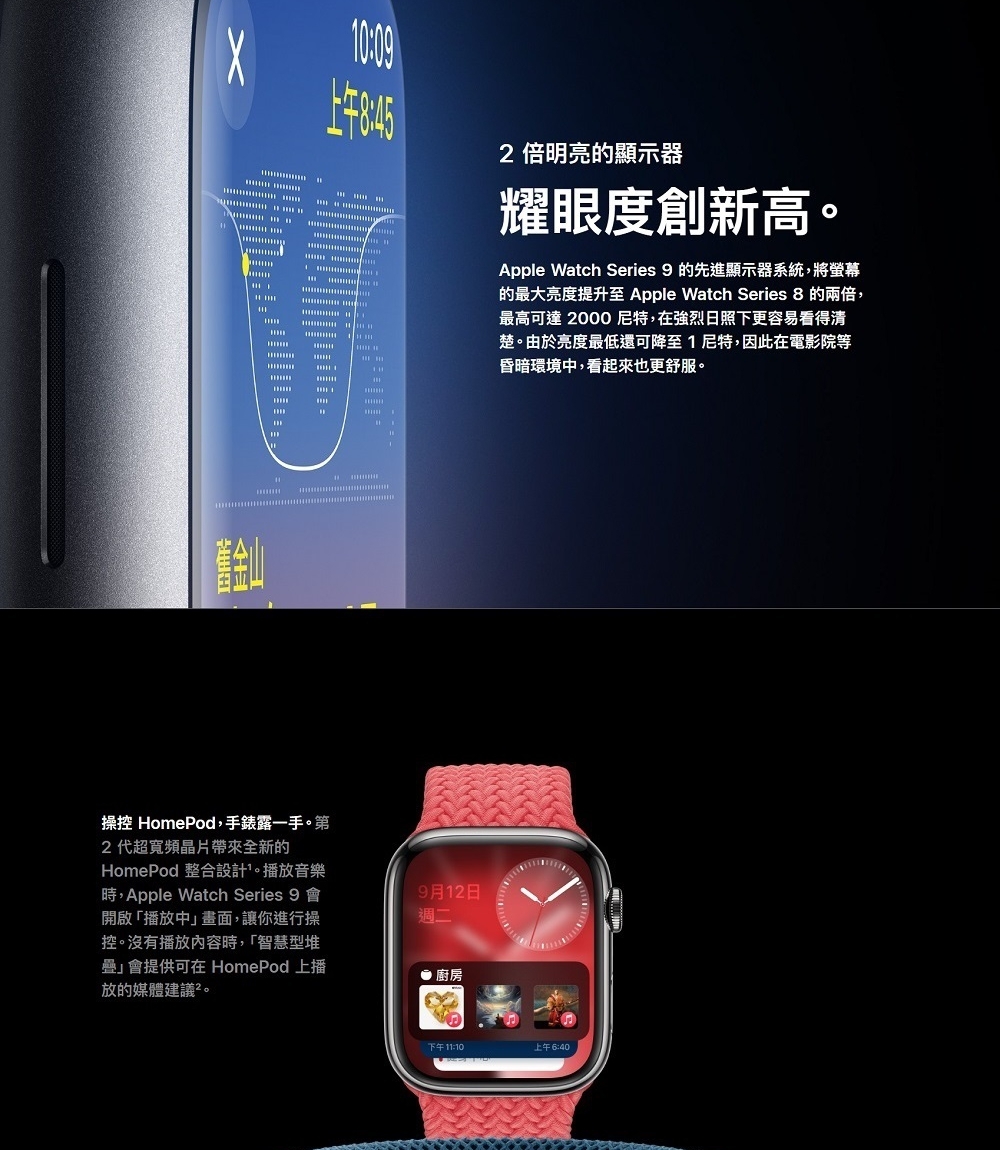 Apple蘋果 Watch S9 45mm - 詳情9