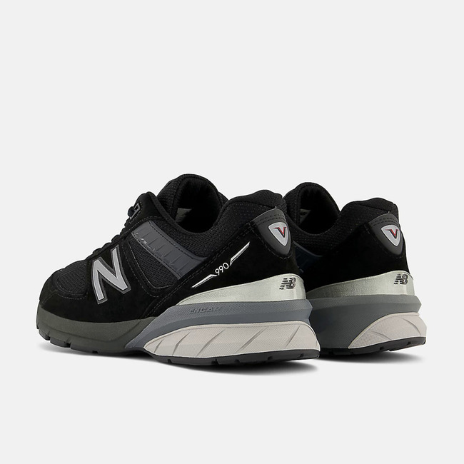New Balance 990 V5 [M990BK5] 男休閒鞋運動復古慢跑2E楦英美製麂皮緩