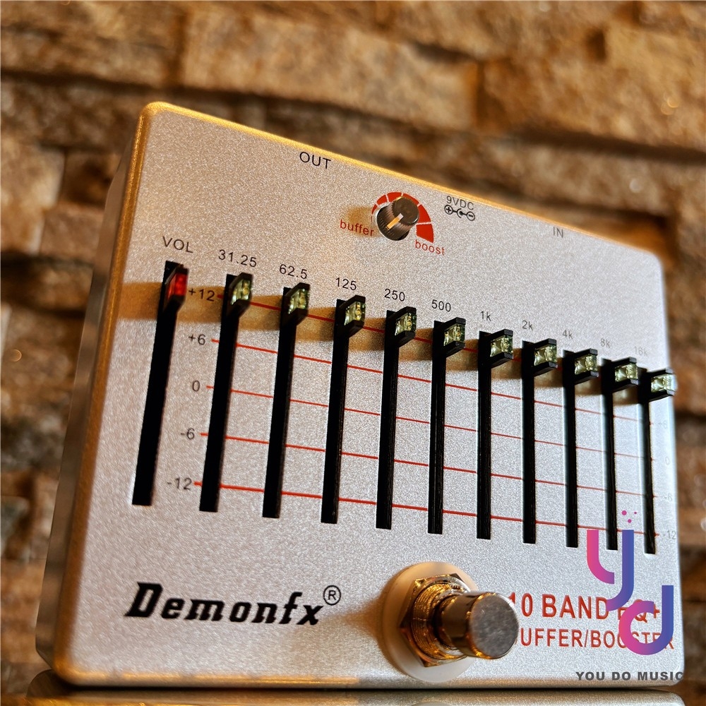 Demonfx Audio 10 BAND EQ BUFFER Booster 電吉他效果器mxr | 合成器