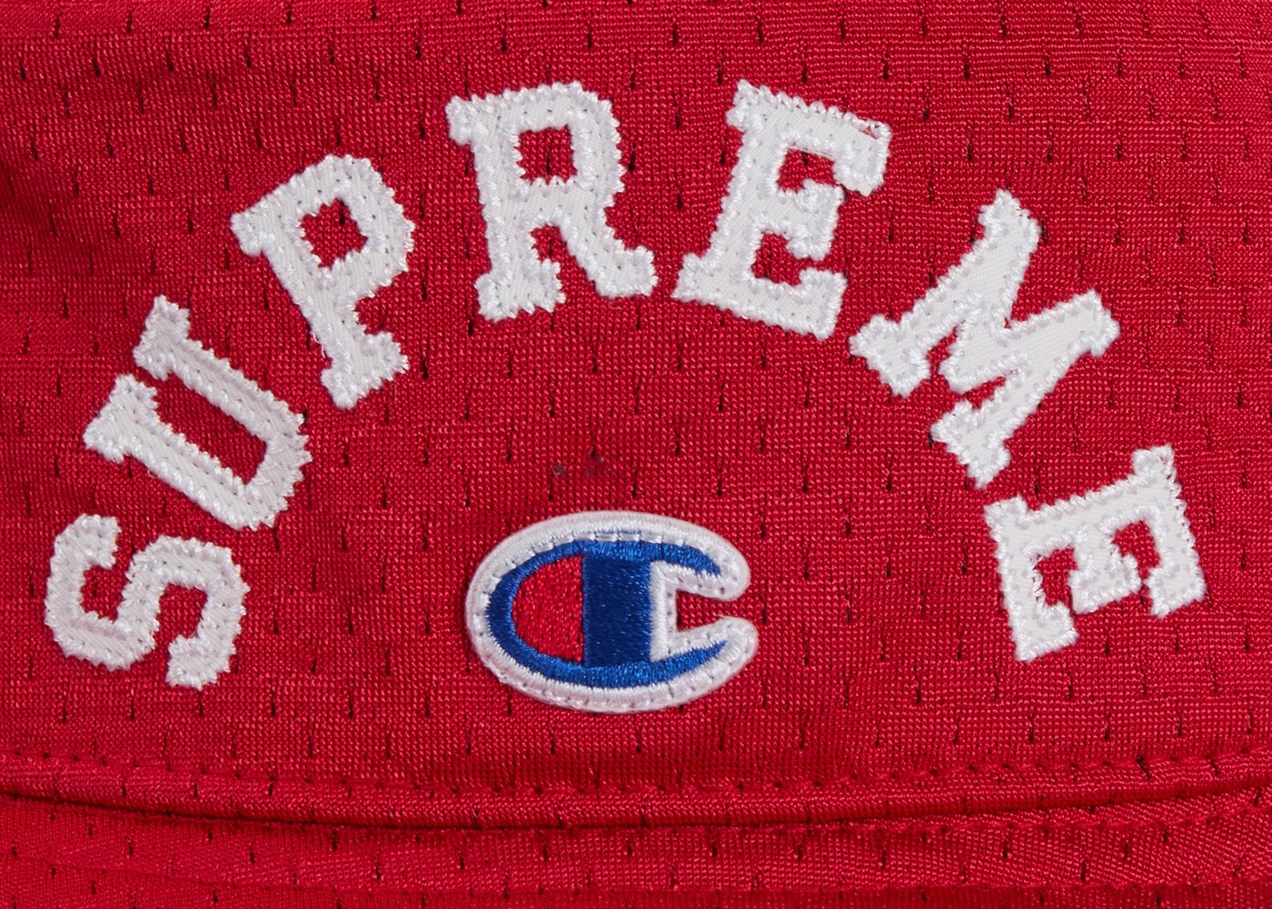 Supreme 24SS x Champion Mesh Crusher 漁夫帽卡其/紅/綠/黑| 漁夫帽