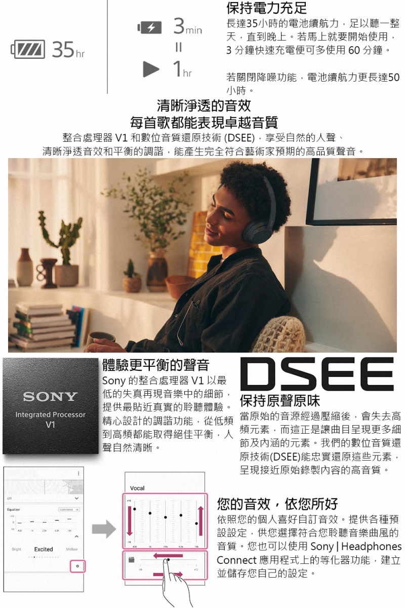 SONY索尼 WH-CH720N - 詳情6