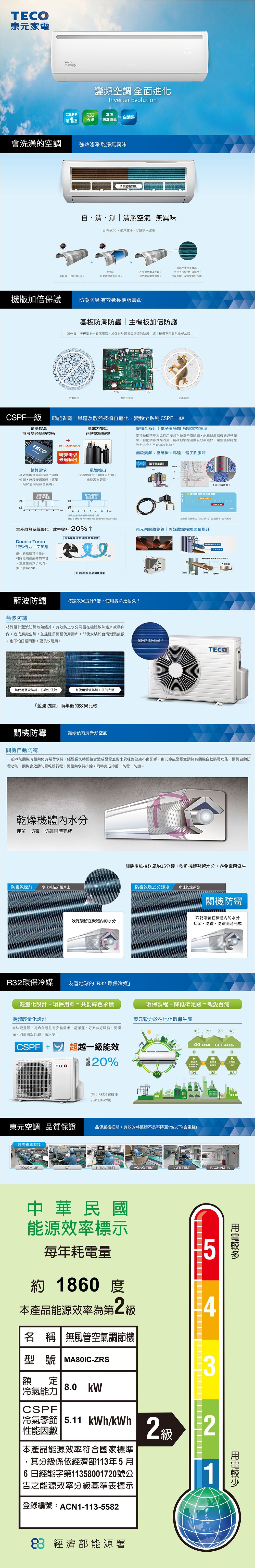 TECO東元 MA80IC-ZRS - 詳情5