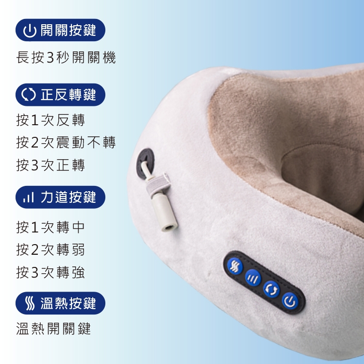 TAKURA田倉 U 型按摩枕 - 詳情7