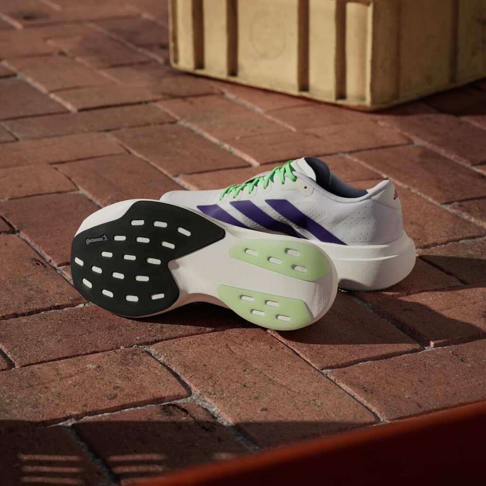 Adidas 愛迪達Adizero EVO SL W JS4456 女慢跑鞋跑鞋路跑白紫| 慢跑鞋