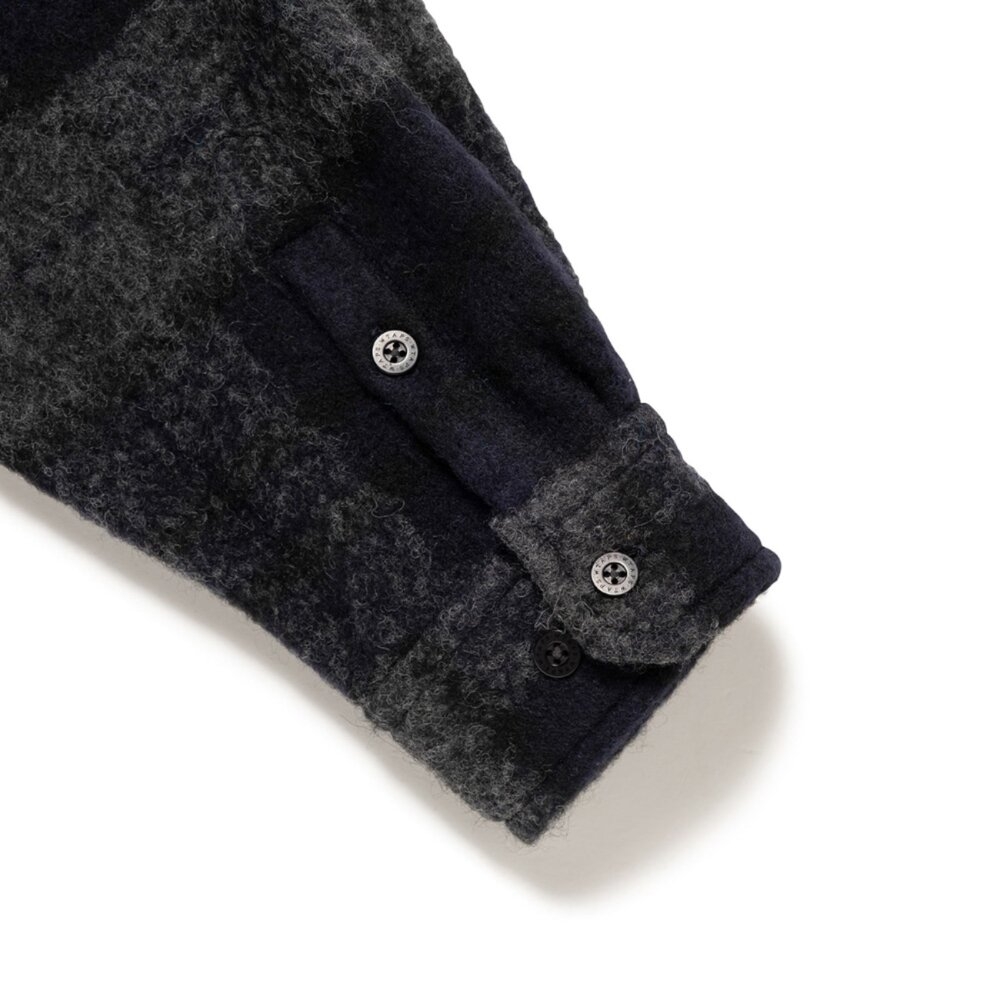Wtaps TXT 02 / LS WONY TWEED TEXTILE OF 淺黑襯衫252TQDT-SHM04-CH