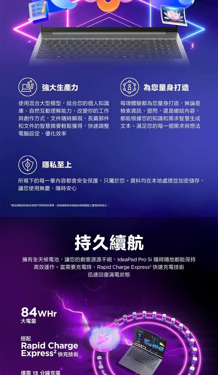 Lenovo聯想 IdeaPad Pro 5 - 詳情7