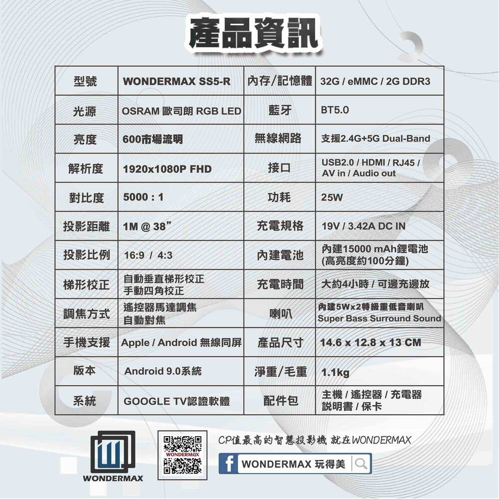 wondermax SS5-R - 詳情9