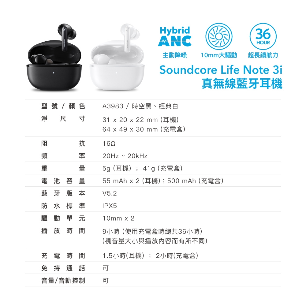 Soundcore聲闊  Life Note 3i - 詳情12