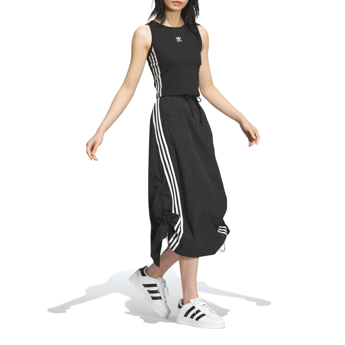 新品XS Adidas 3-Stripes スカート ブラック JC6123 セール】【adidas/アディダス】アディカラー スリーストライプス