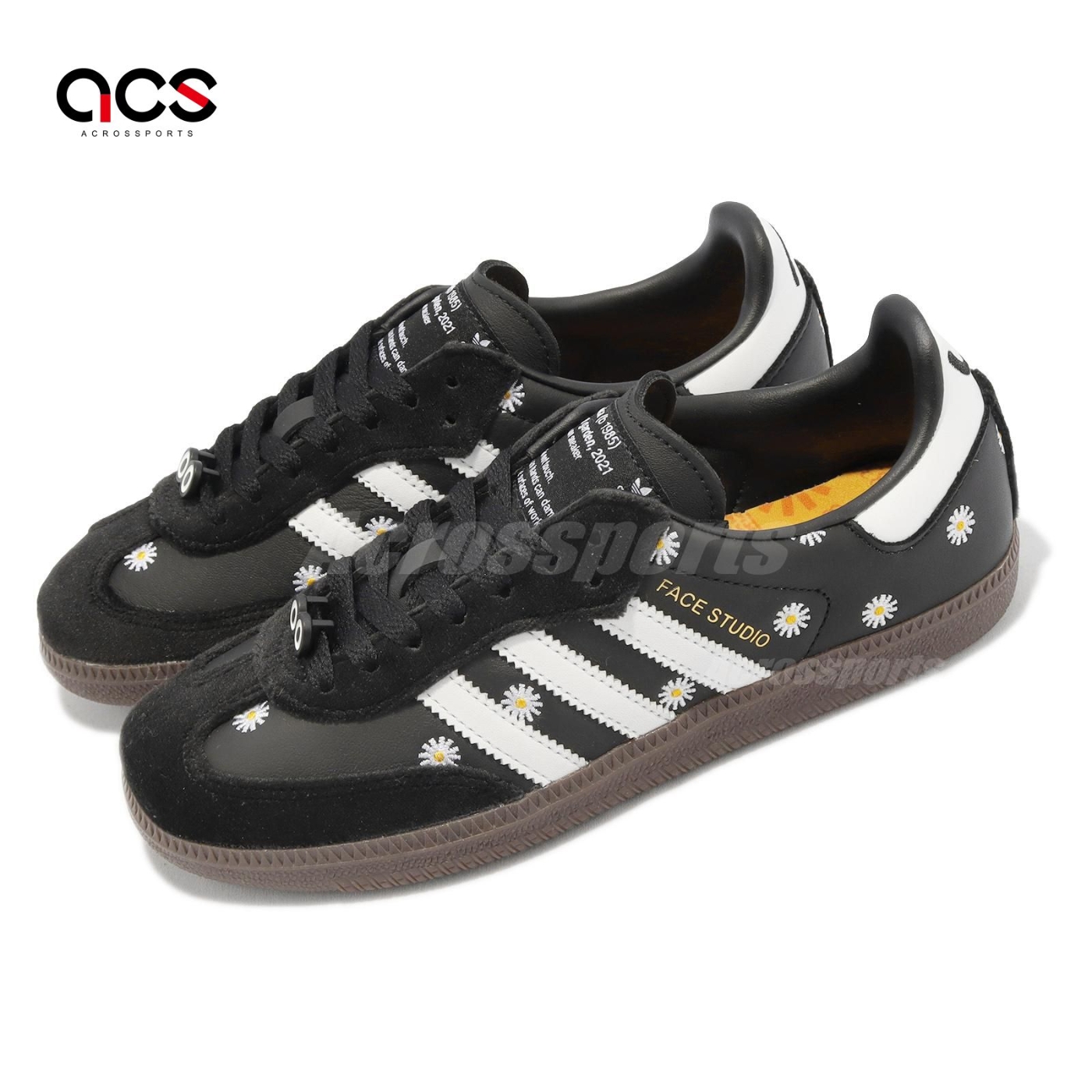 adidas FACE STUDIO シューズ 黒/白 花柄 First Look: atmos x Face Studio x adidas Samba | SNKRDUNK