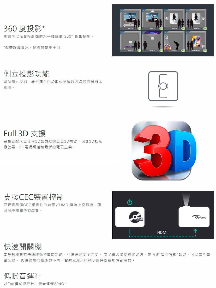 Optoma奧圖碼 AZX360ST - 詳情8