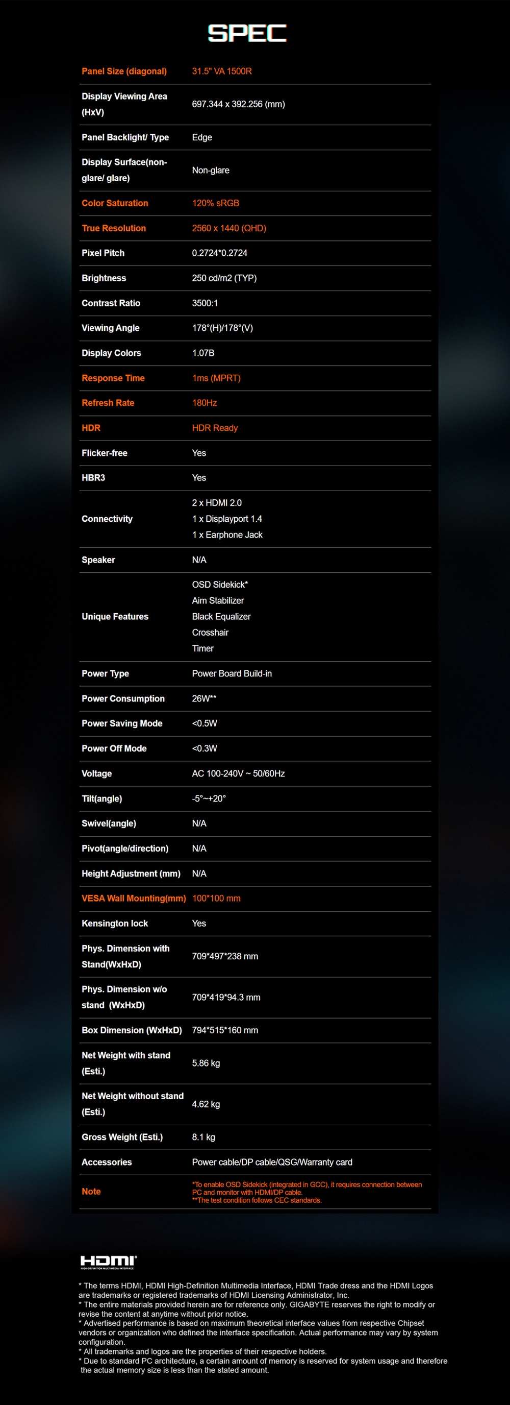 GIGABYTE技嘉科技 GS32QCA - 詳情1