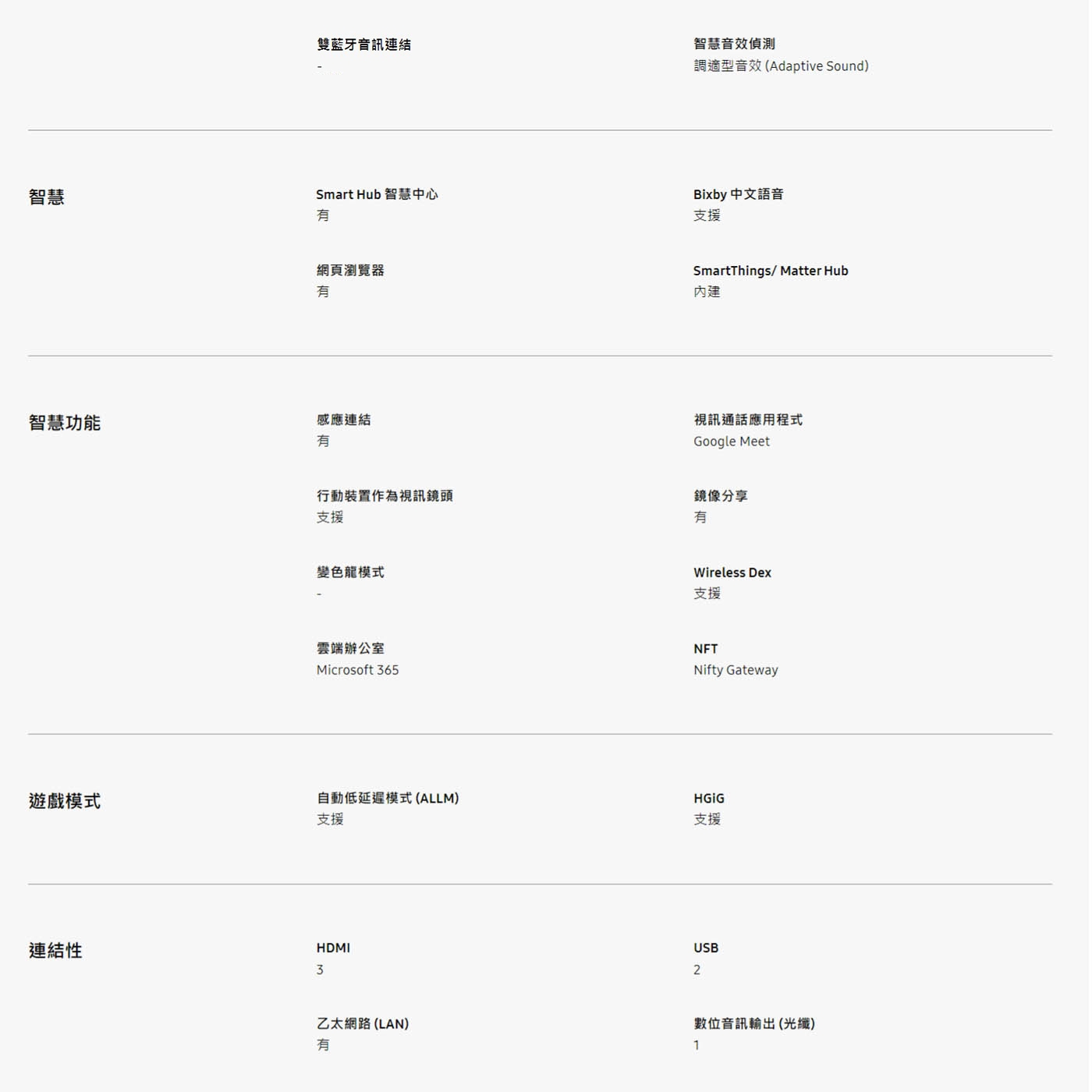 SAMSUNG三星 UA75CU8000XXZW - 詳情19