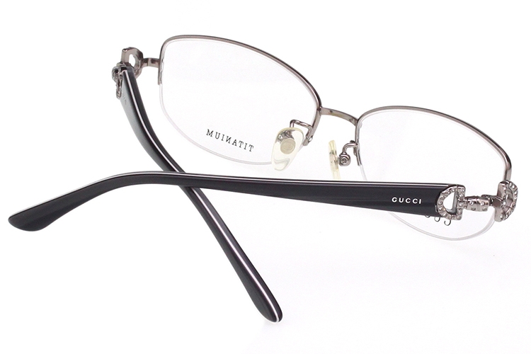 GUCCI 純鈦光學眼鏡(銀配黑色脚)GG8544J | 一般鏡框| Yahoo購物中心