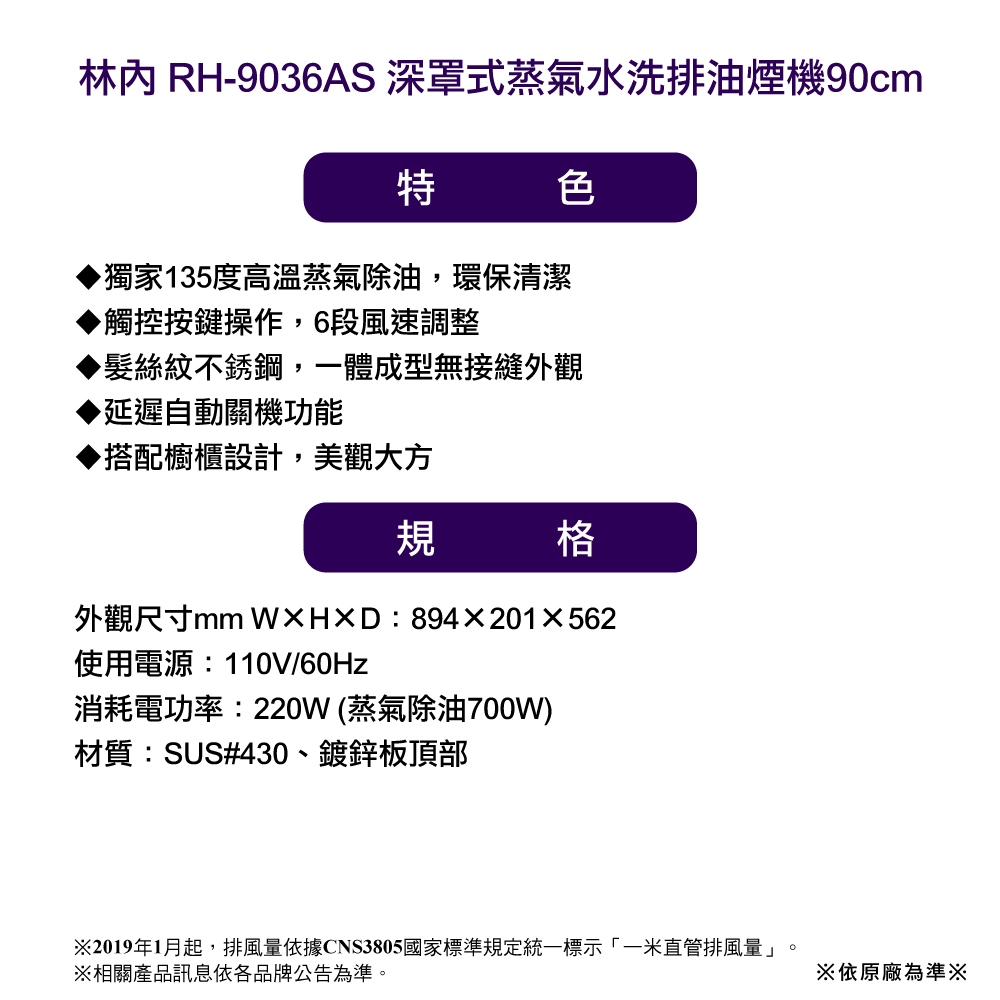 Rinnai林內牌 RH-9036 - 詳情3