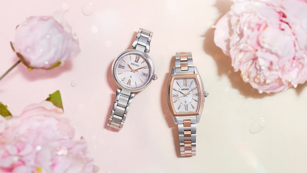 SEIKO 精工LUKIA 花卉系列鈦金屬太陽能電波鑽石女錶雙12購物節送禮首選
