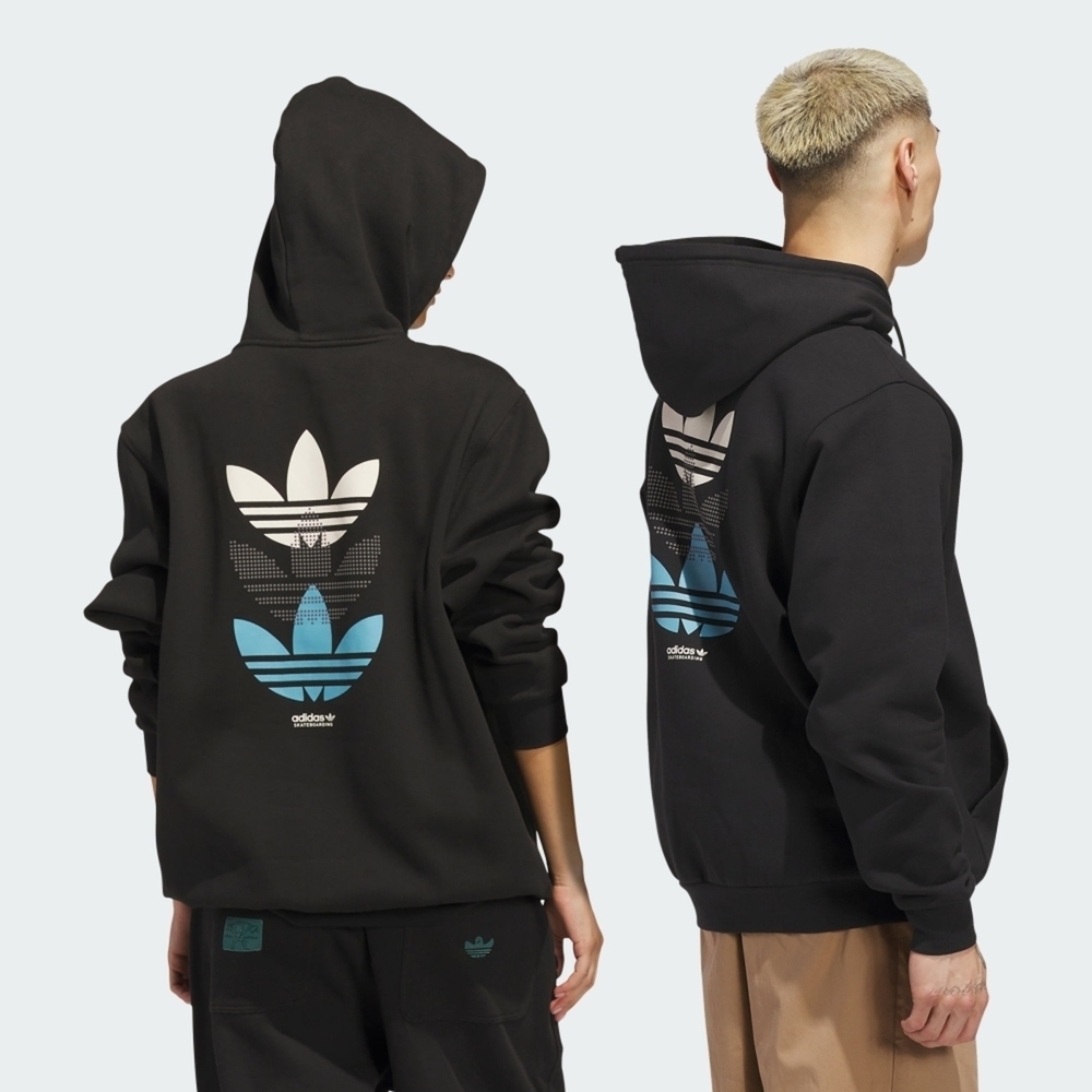 Adidas 愛迪達Skateboarding JY3957 男女連帽上衣帽t 連帽長袖黑亞版