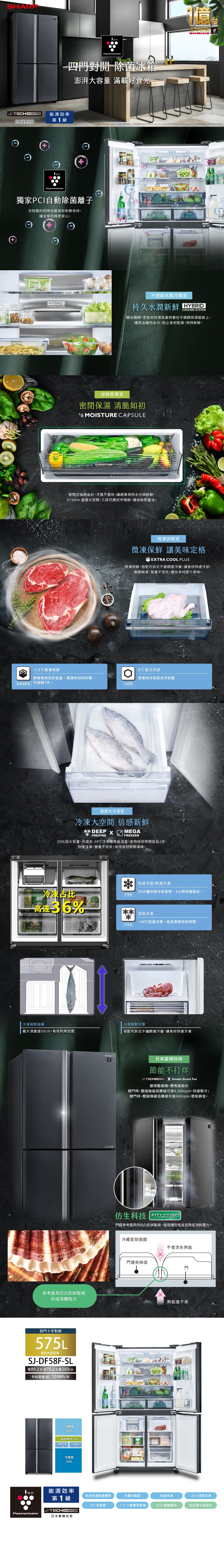 SHARP夏普 SJ-DF58F-SL - 詳情8