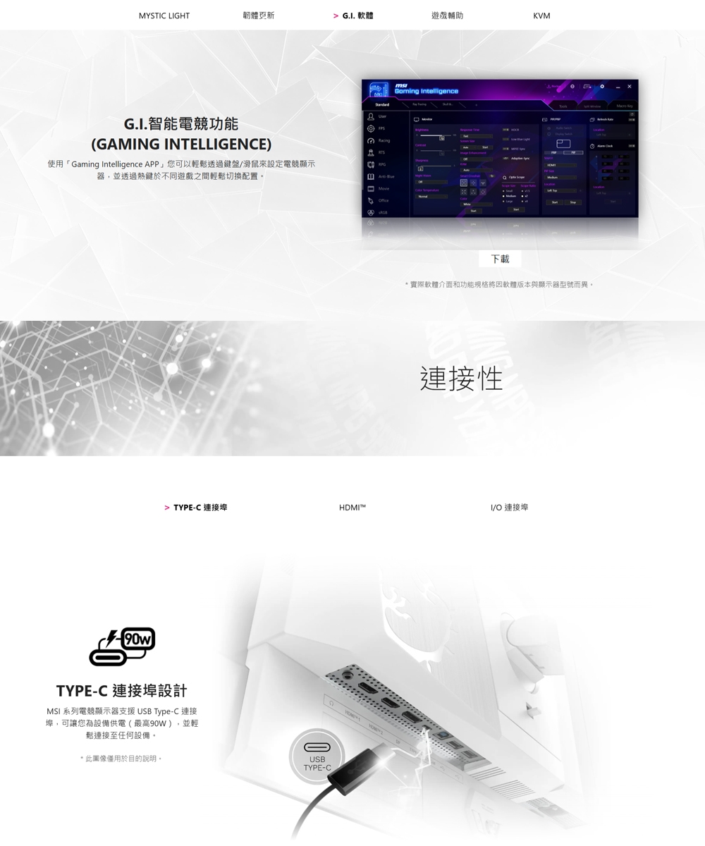 MSI微星 321URXW - 詳情7