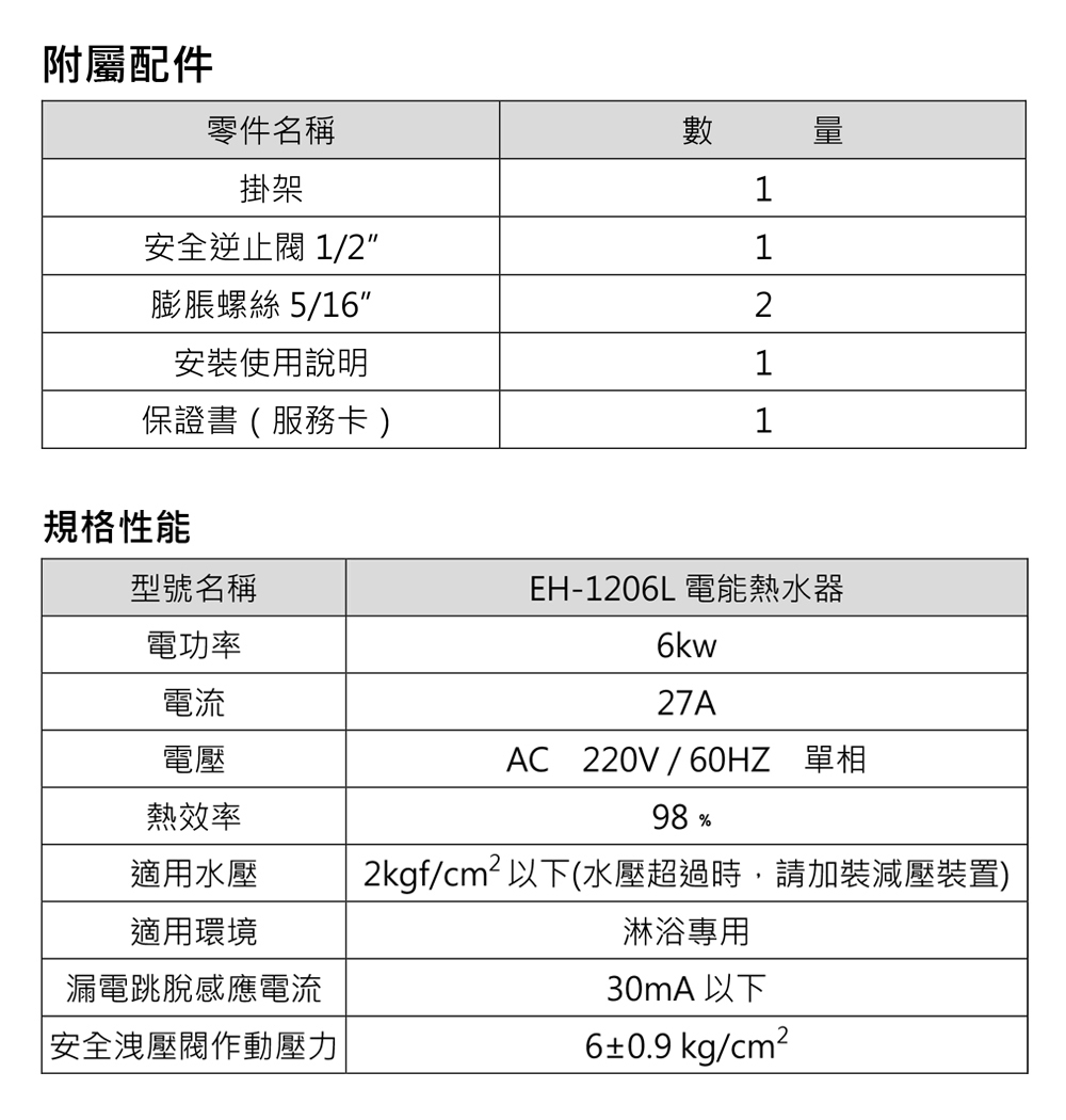 HMK鴻茂 EH-1206L - 詳情6