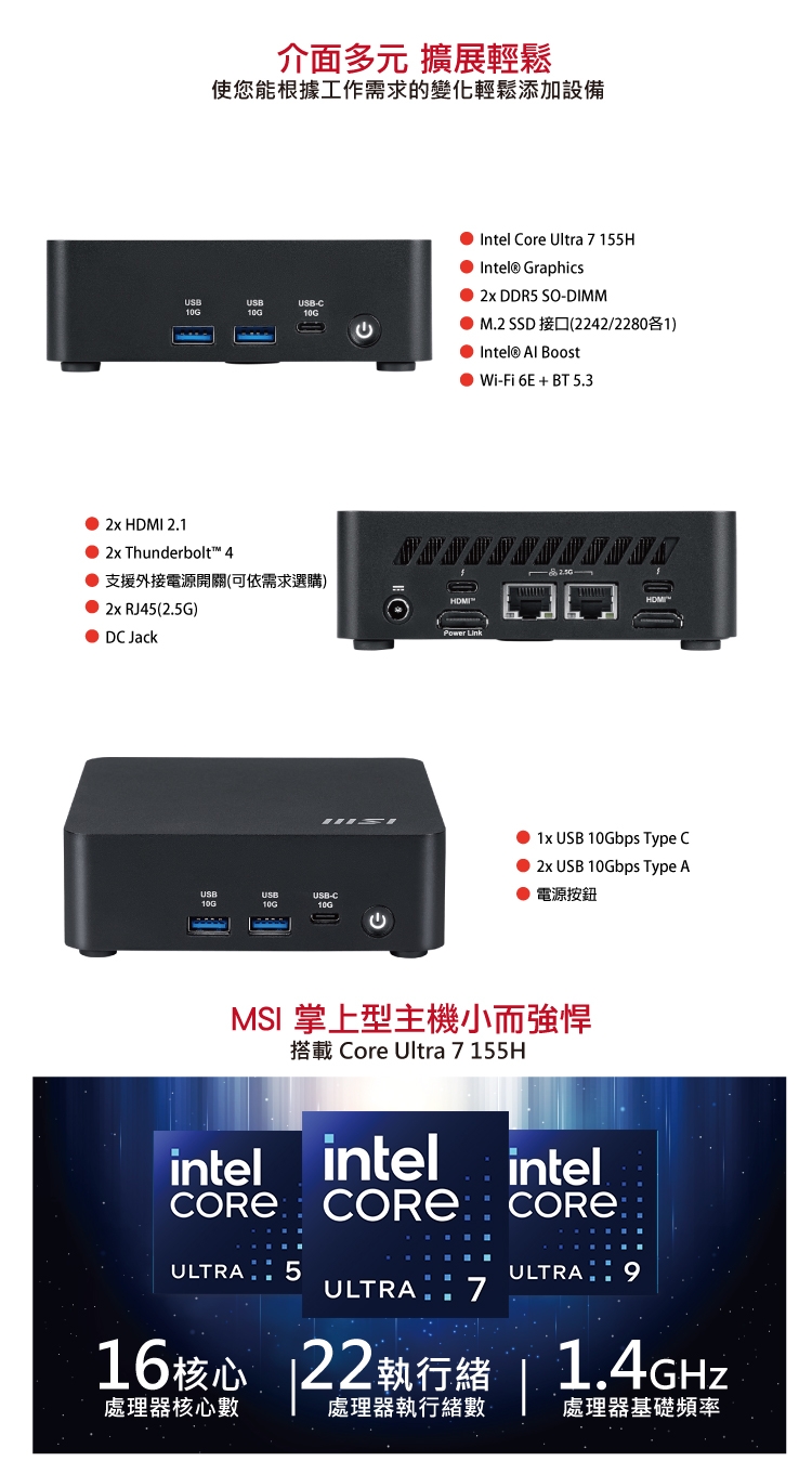 ASUS華碩 NUC Ultra 7 - 詳情2