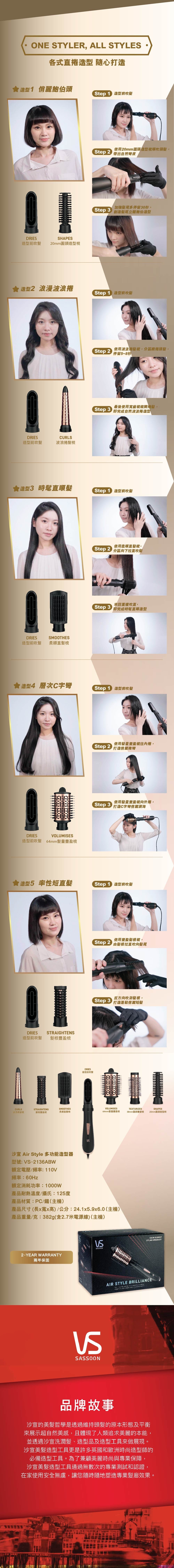 VS沙宣 VS-2136ABW - 詳情2