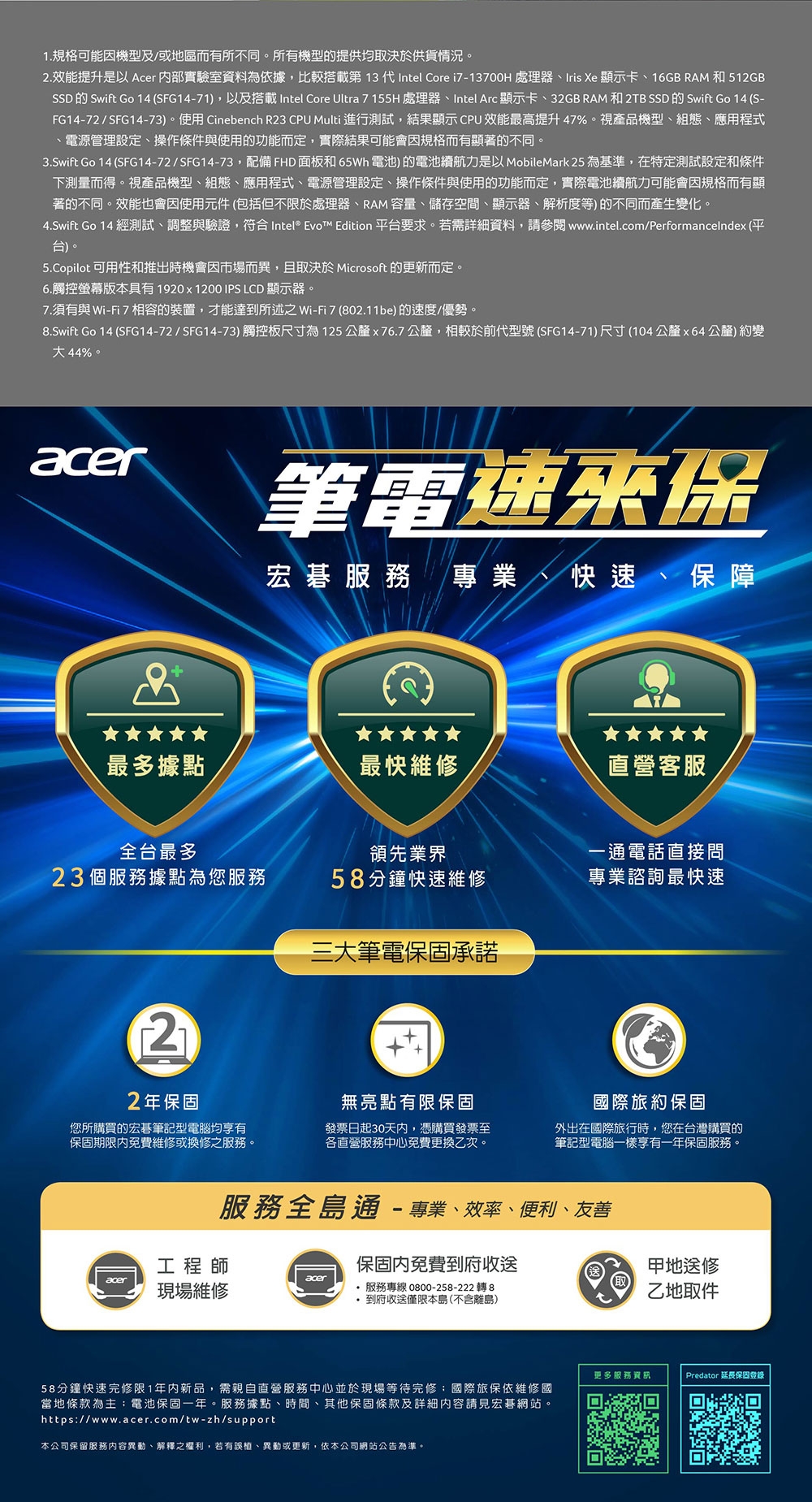 Acer宏碁 SFG14-73 - 詳情12