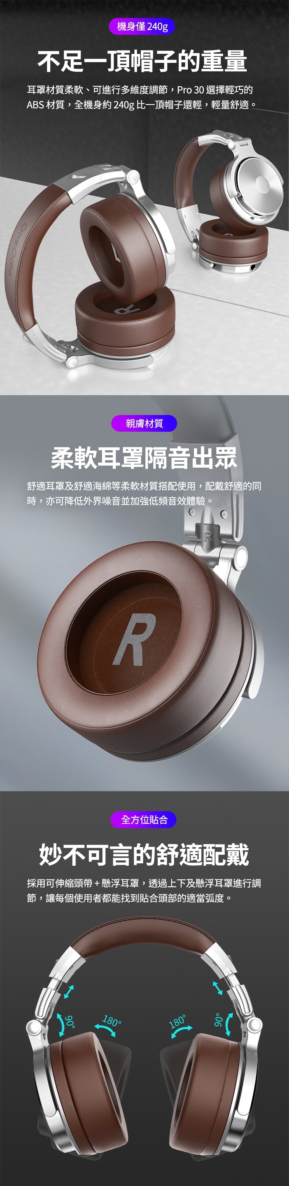 OneOdio Studio Pro 30 - 詳情4