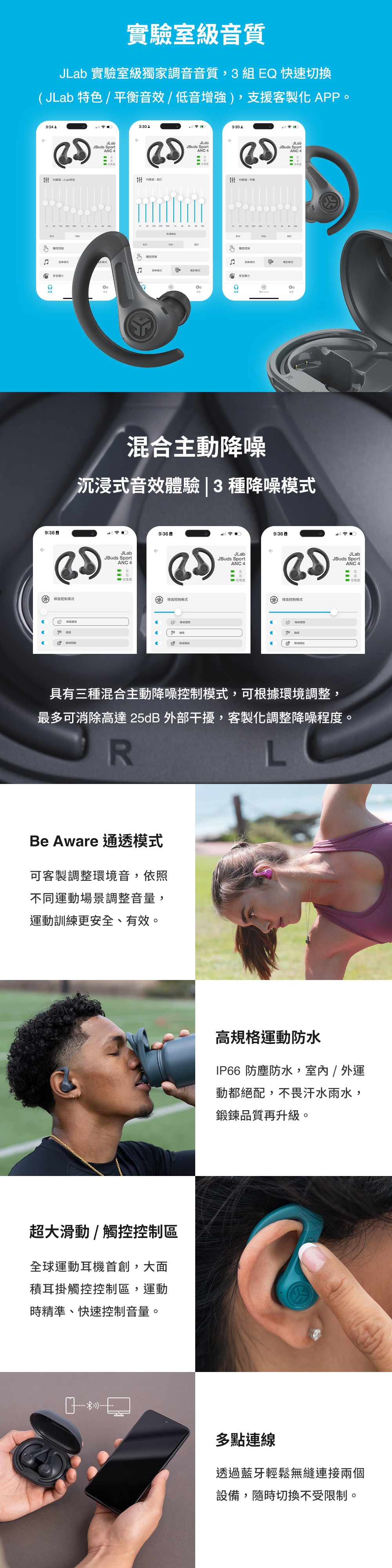 JLab JBuds Sport ANC 4 - 詳情8