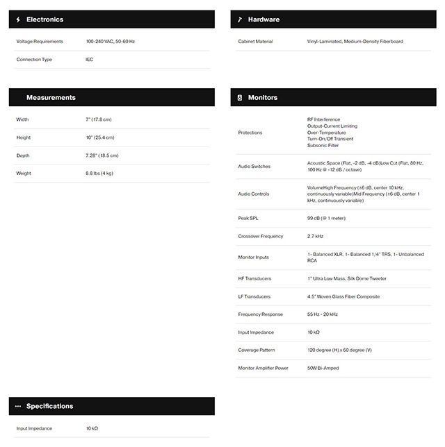 Presonus Eris Studio 4 - 詳情8