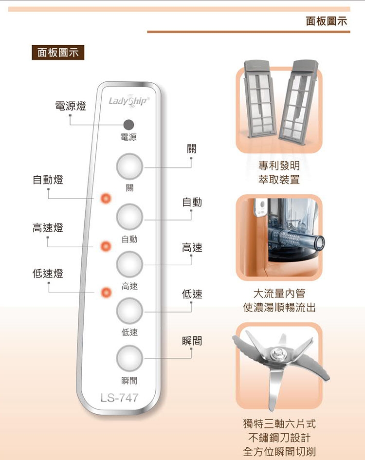 貴夫人Ladyship LS-747-P - 詳情7