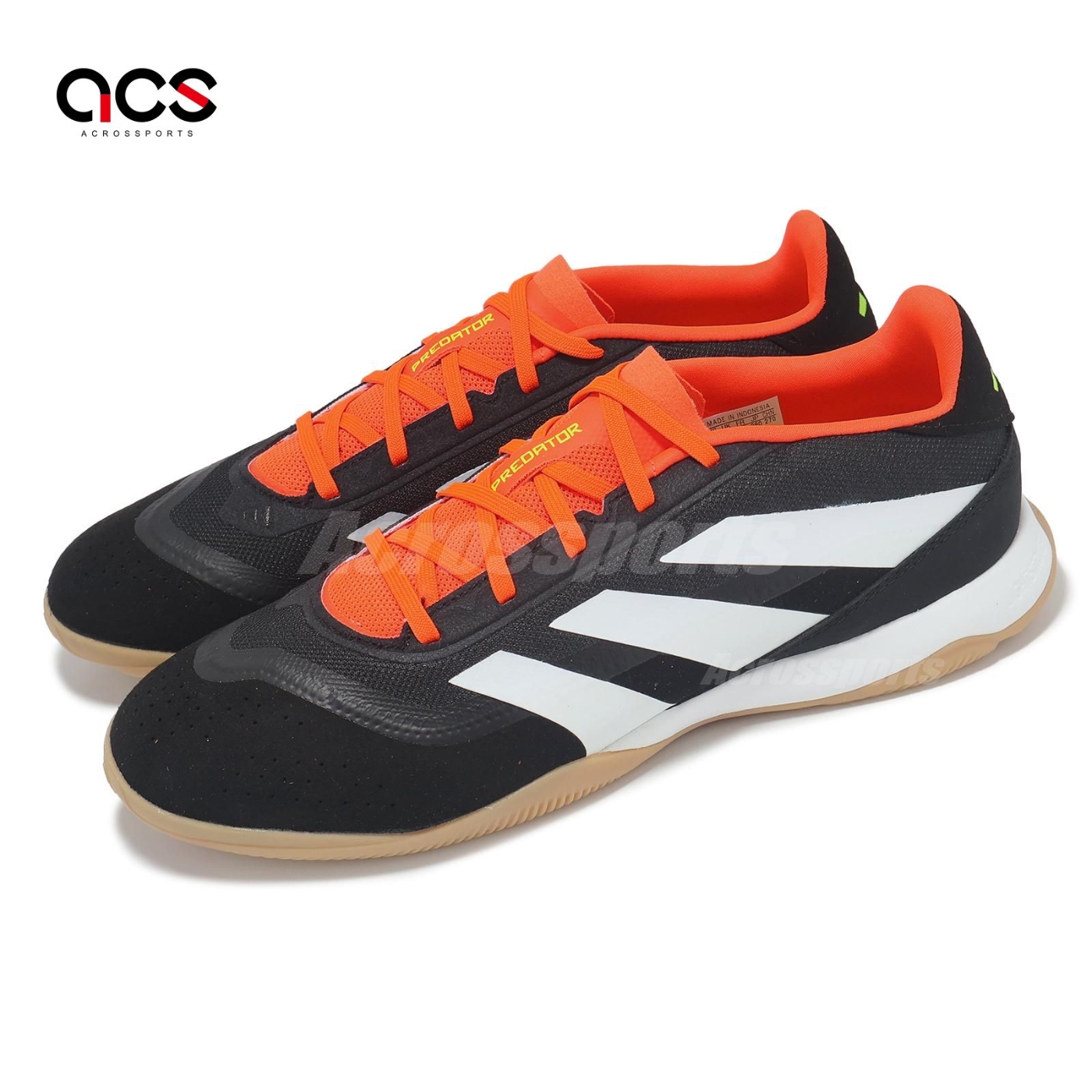 adidas 足球鞋Predator League IN 男鞋黑紅膠底室內足球運動鞋愛迪達