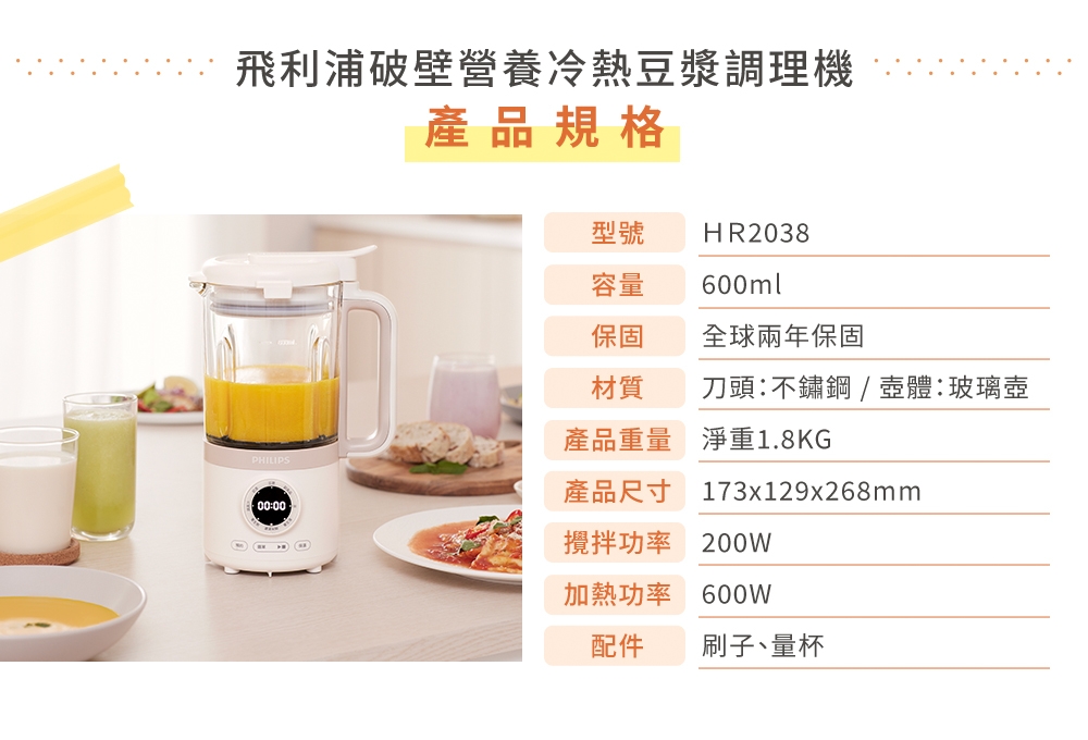 PHILIPS飛利浦 HR2038 - 詳情15
