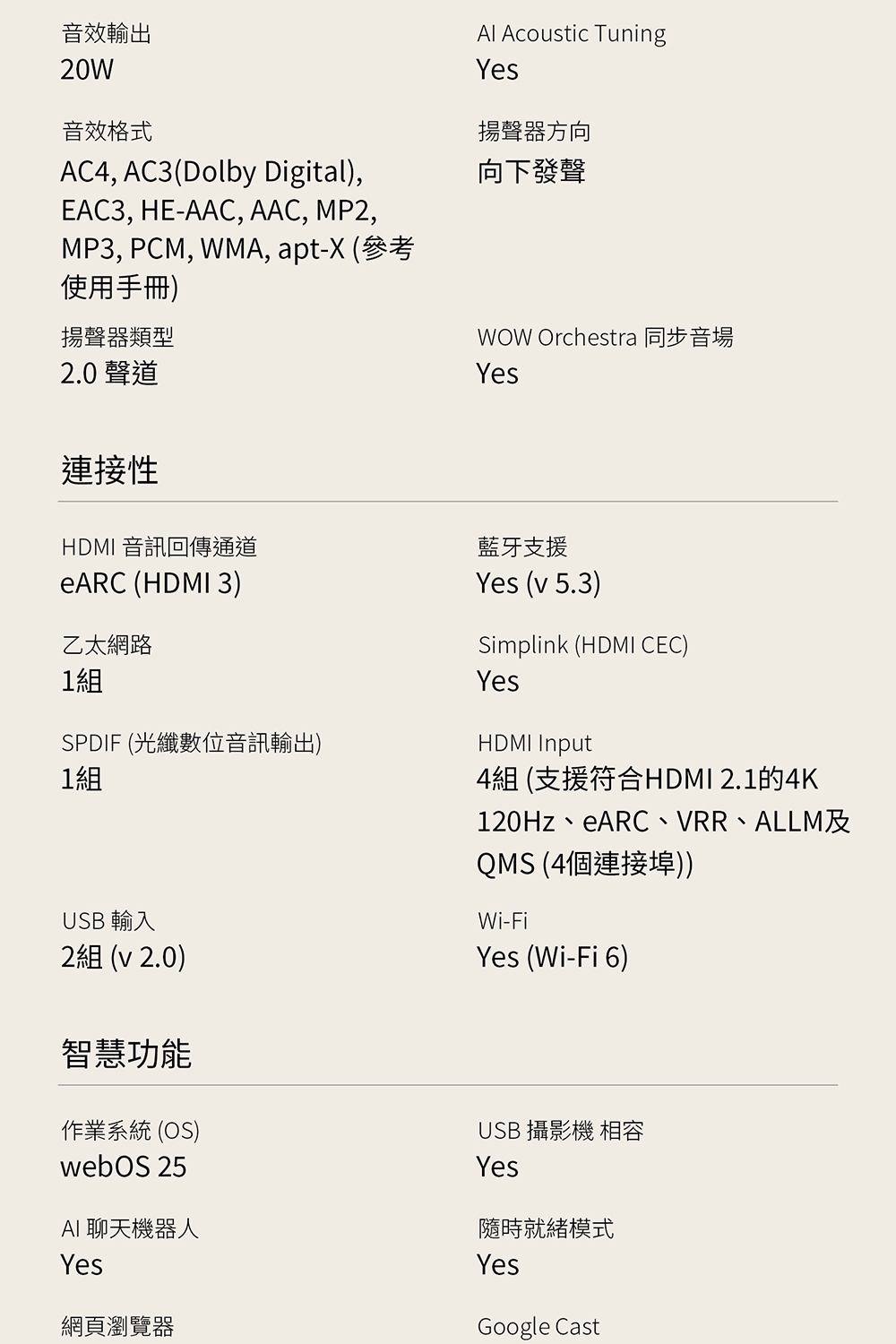 LG樂金 OLED55B5PTA - 詳情21