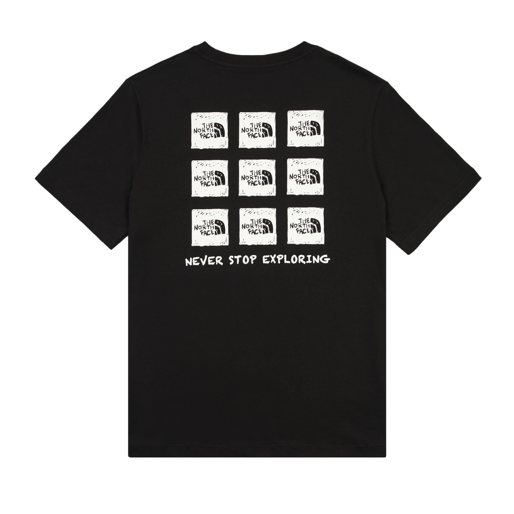 The North Face 男女短袖上衣- U REG NOVELTY NSE BOX LOGO SS TEE GRAPHI  -黑色-NF0A8EY8JK3 | 短袖上衣| Yahoo購物中心