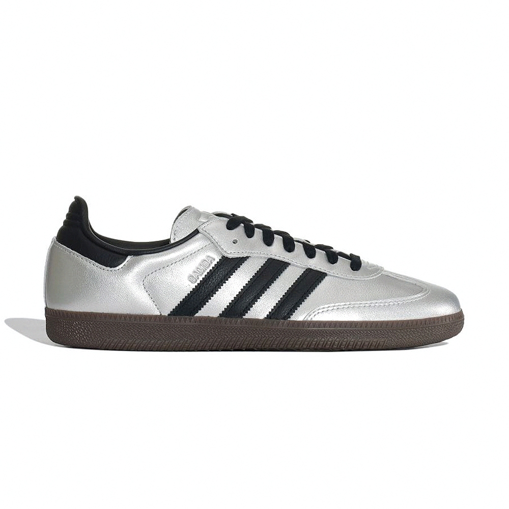 Adidas Samba Og W 女鞋銀黑色經典復古皮革日常百搭運動休閒鞋JI4218