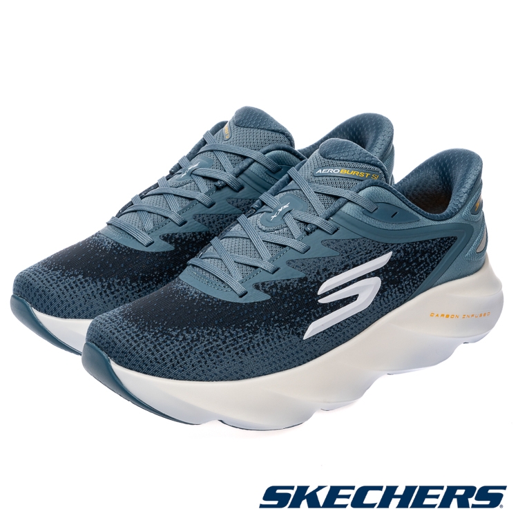 SKECHERS 男鞋競速跑鞋系列跑鞋SKX AERO BURST 寬楦款- 246215WSLT