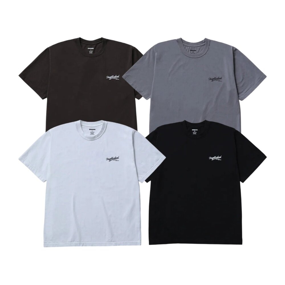 Neighborhood Nh Tee SS-8 黑/ 深棕/ 灰/ 白背面撲克牌短袖252PCNH